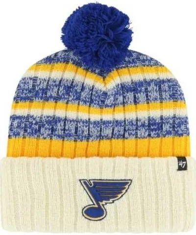 '47 Men's NHL St. Louis Blues Tavern Cuffed Knit Hat with Pom