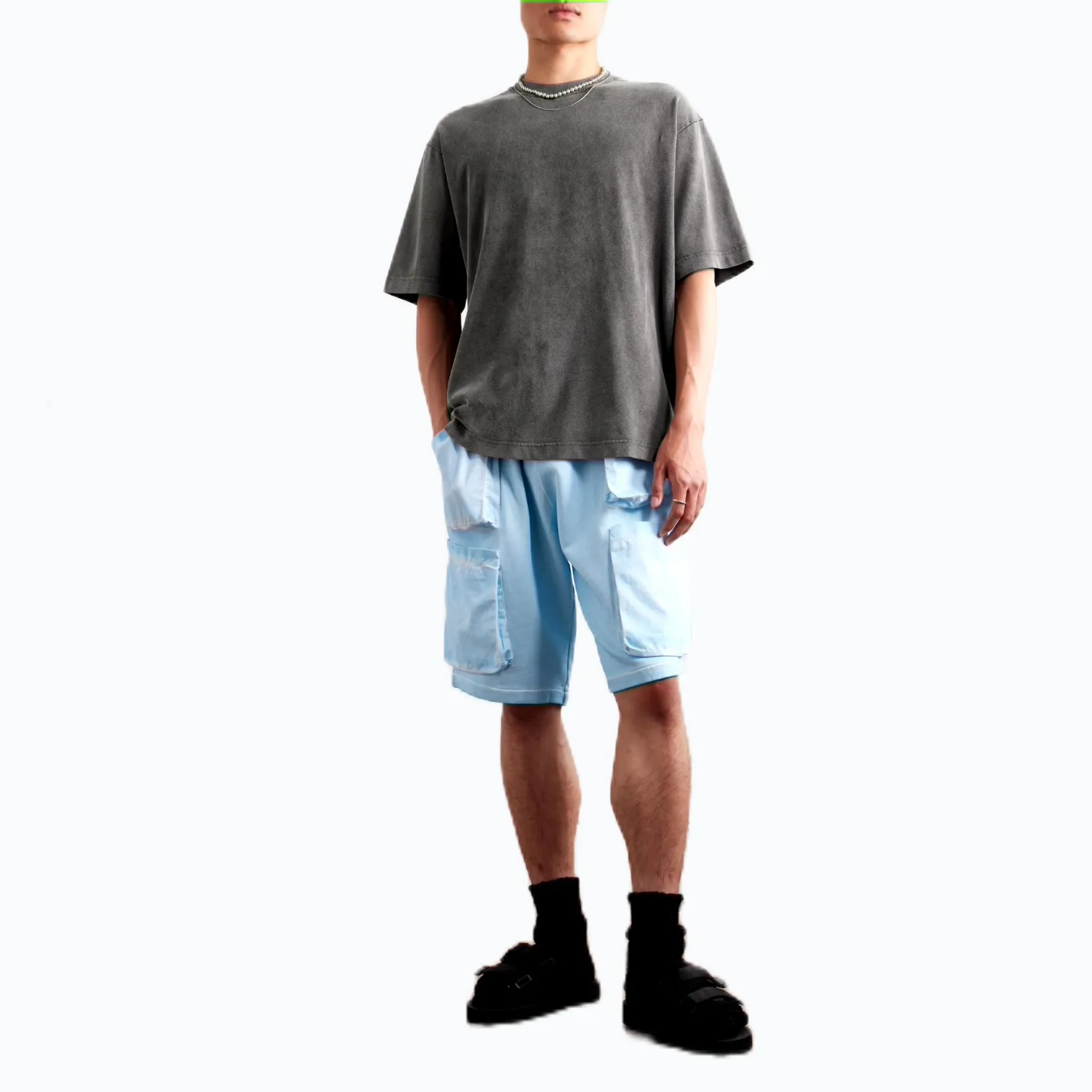 Acne Studios  |Cotton Short Sleeves Logo Designers T-Shirts