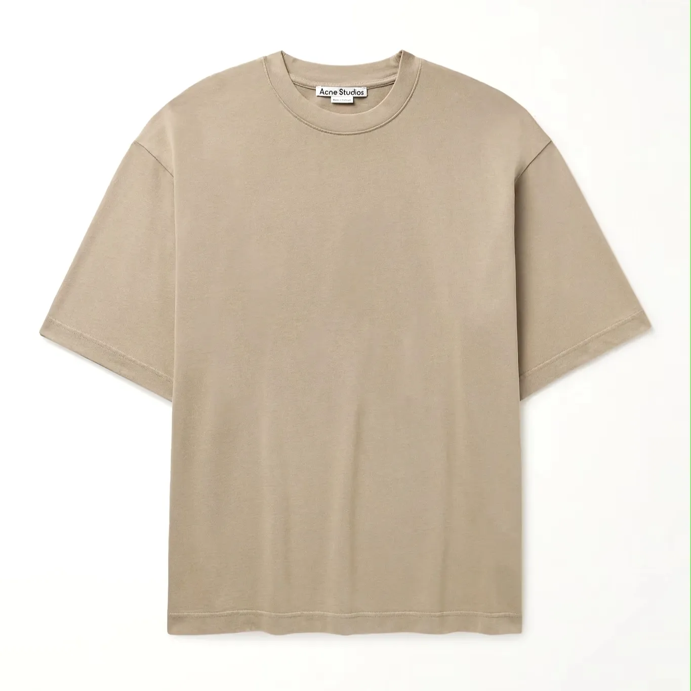 Acne Studios  |Cotton Short Sleeves Logo Designers T-Shirts