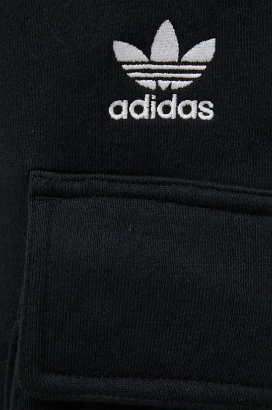 adidas Originals trousers adicolor men's black color