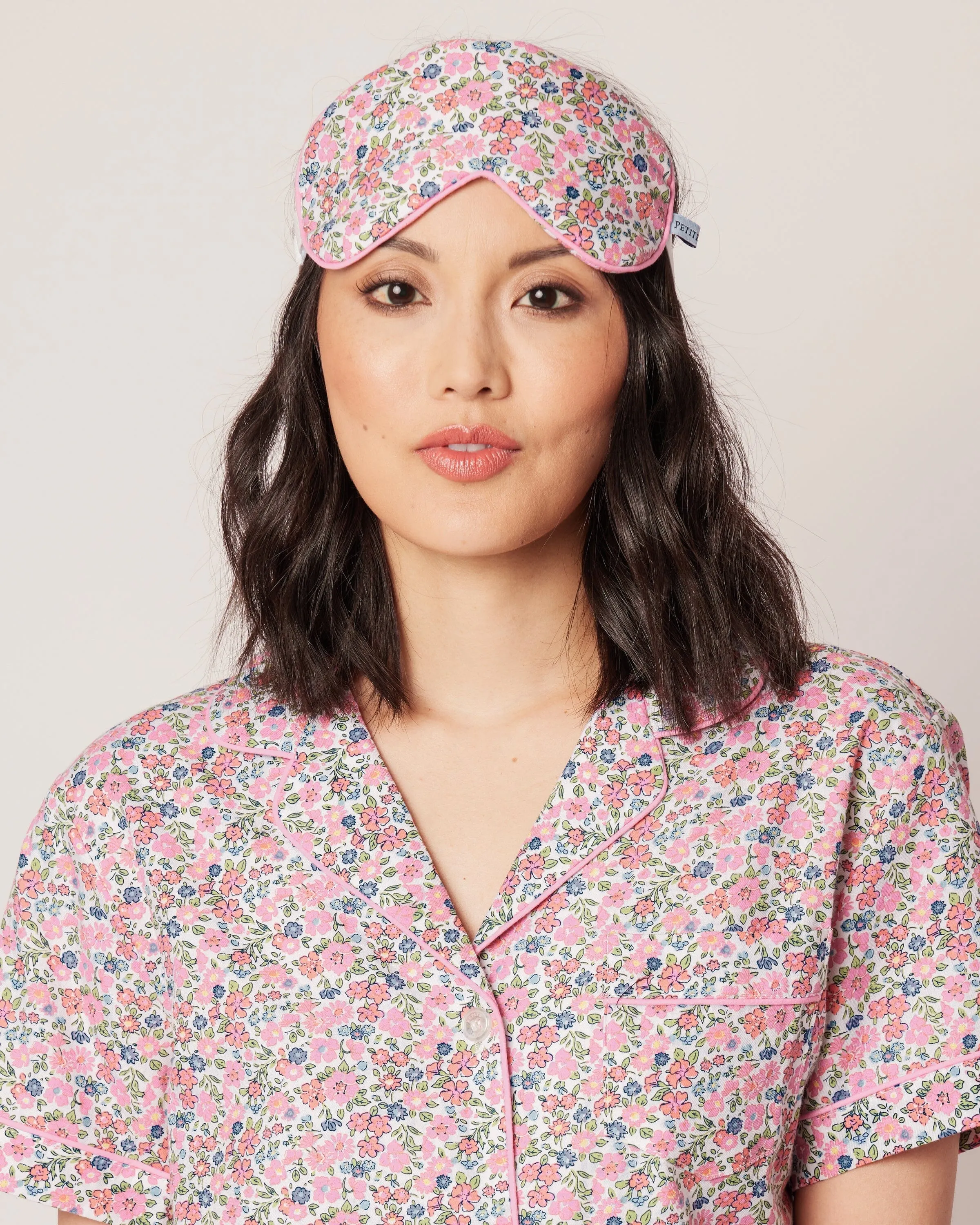 Adult Twill Sleep Mask | Fleurs de Rose