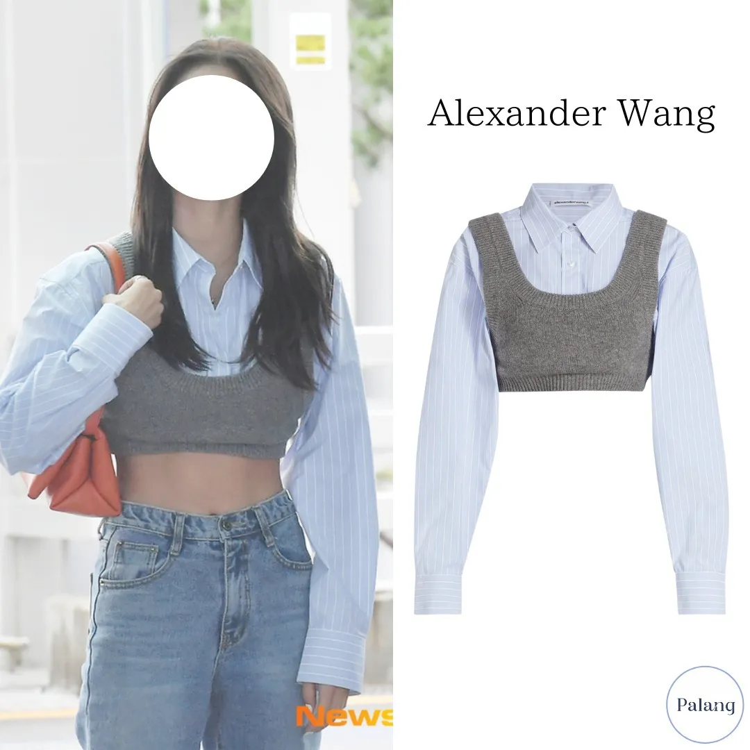 Alexander Wang  |Casual Style Wool Long Sleeves Plain Co-ord Shirts & Blouses