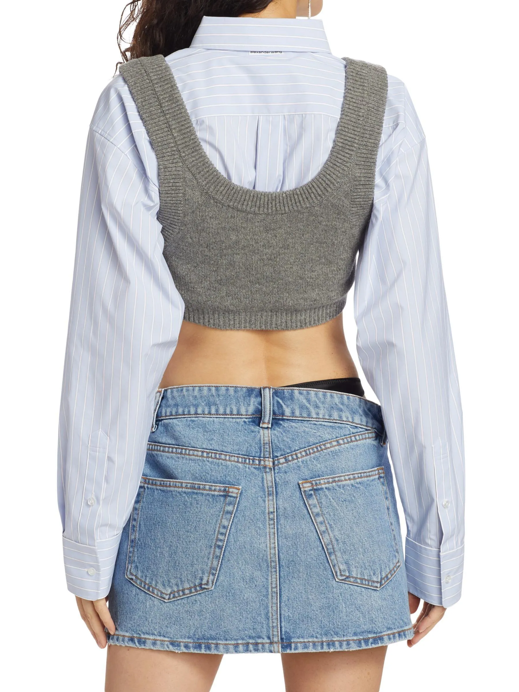 Alexander Wang  |Casual Style Wool Long Sleeves Plain Co-ord Shirts & Blouses