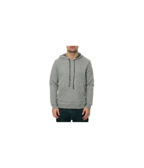 Ambig Mens The Dwight Quilted Hoodie Sweatshirt