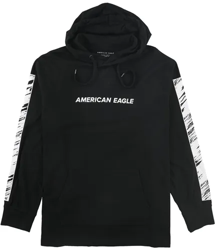 American Eagle Mens Solid Logo Hoodie Sweatshirt