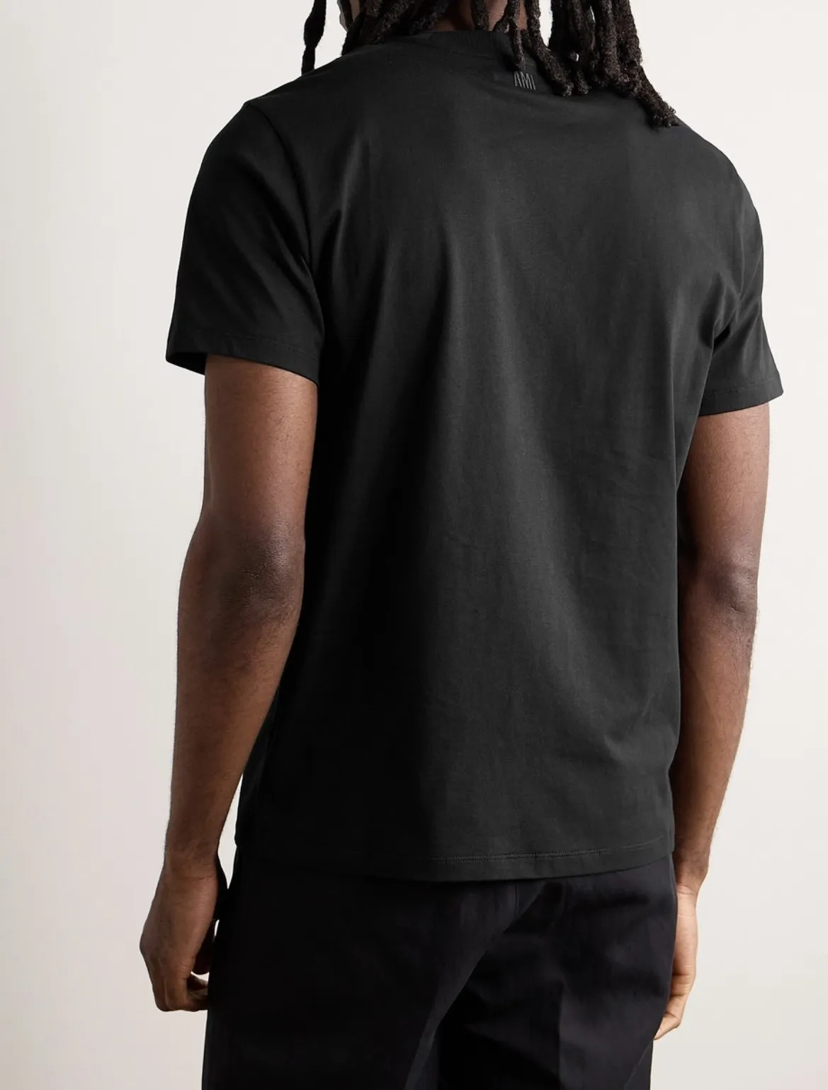 AMI PARIS  |Crew Neck Cotton Designers Crew Neck T-Shirts