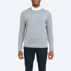 Atlas Crew Neck Sweater - Grey Heather