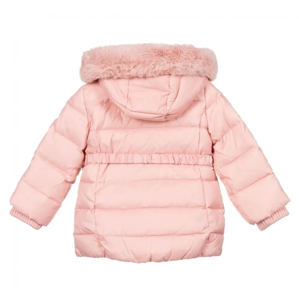 Baby Girls Pink Puffer Coat