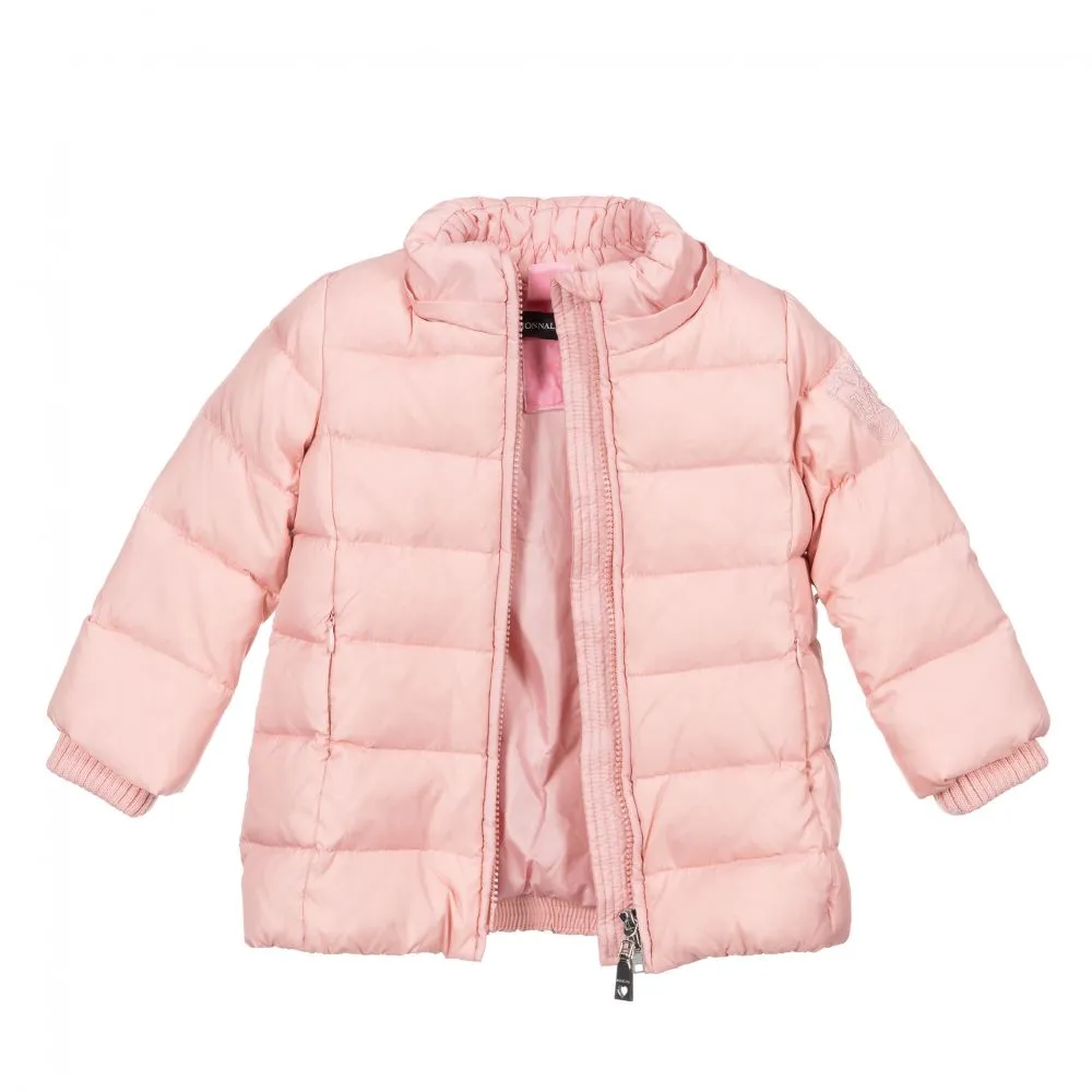 Baby Girls Pink Puffer Coat