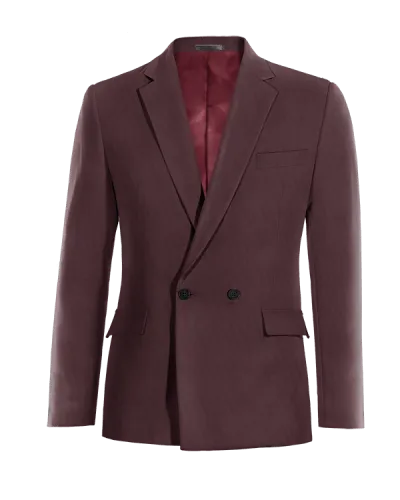  Blazer cruzada burdeos esencial