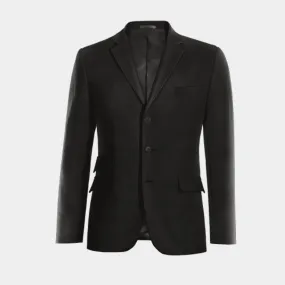  Blazer negro rojizo de entretiempo de 3 botones