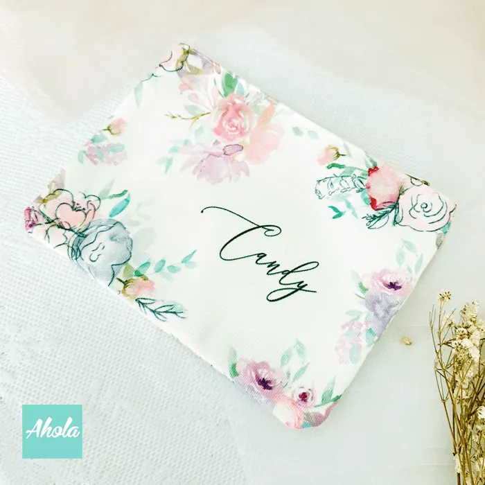 【Blooms】Power Bank+Make Up Bag Gift Set 便攜式差電器+化妝袋禮盒套裝