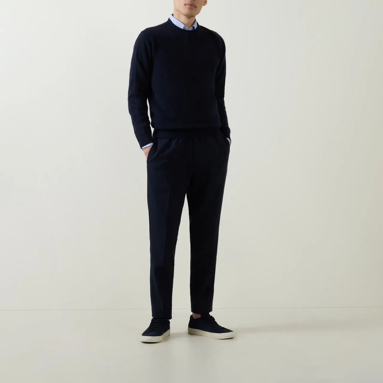 BOGLIOLI Cashmere Knitted Sweater - Navy