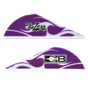 Bohning Blazer Vane Purple Flame 2 - 36pk