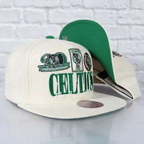 Boston Celtics Hardwood Classics Reframe Retro Green bottom | Off-White Snapback Hat