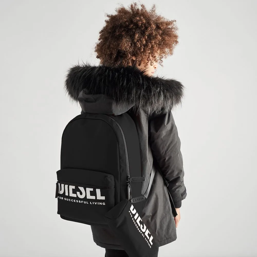 Boys Black Hooded Parka Coat