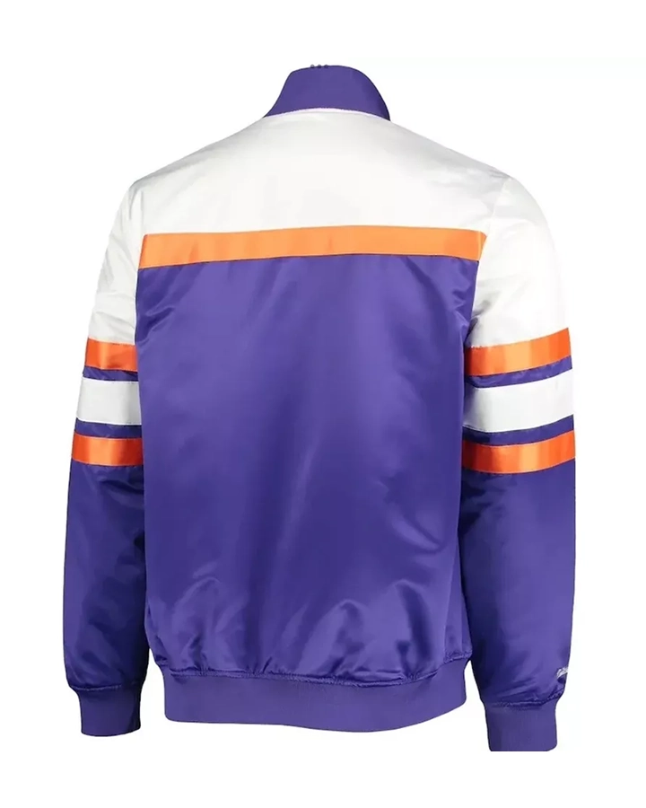 Bret Phoenix Suns Satin Varsity Jacket - William Jacket