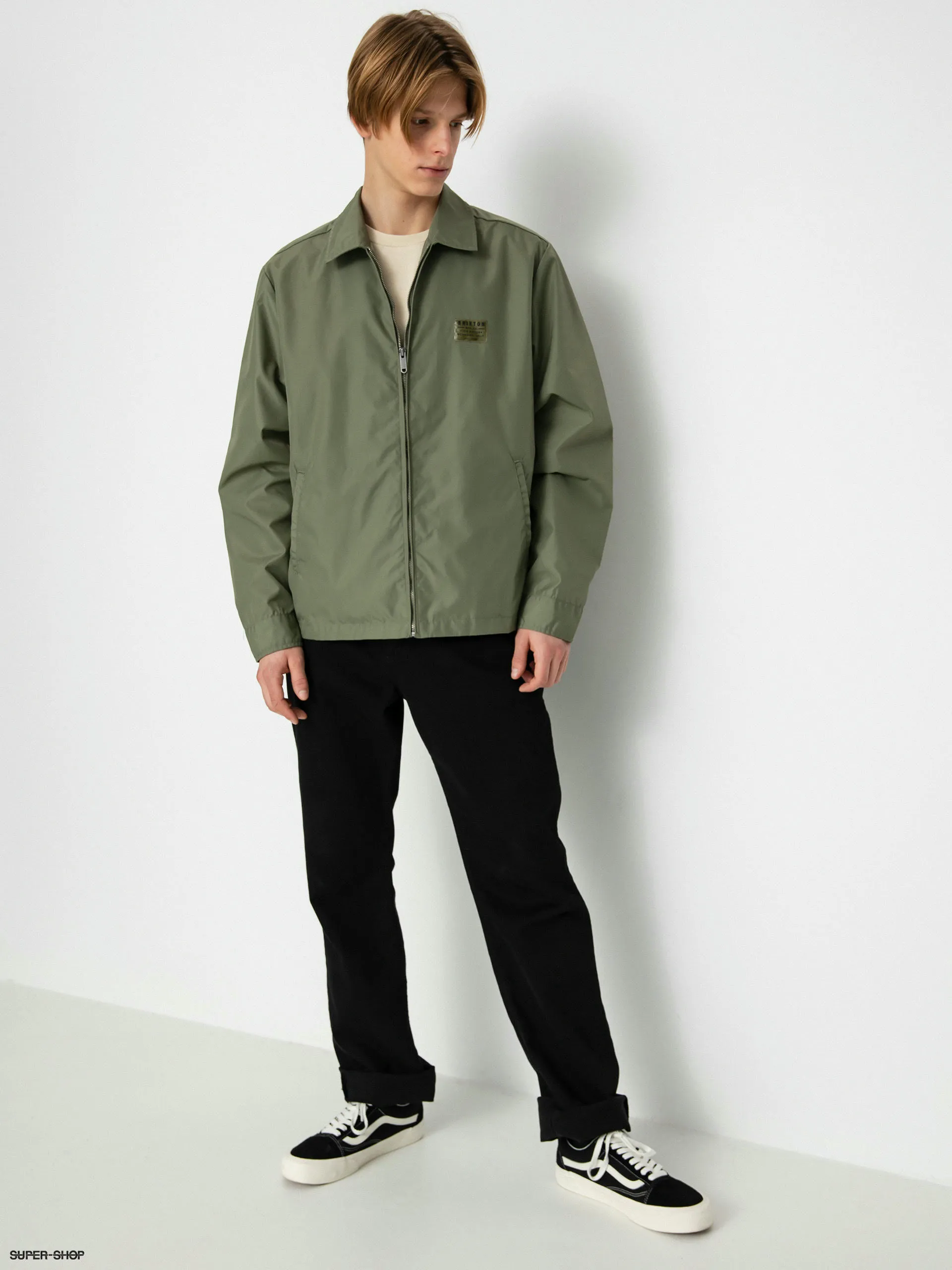 Brixton Utopia Vintage Nylon Jacket (olive surplus)