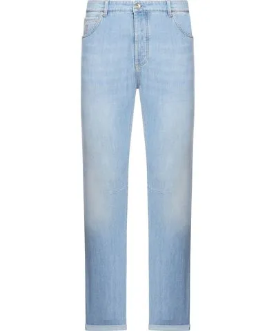 Brunello Cucinelli Mid-rise tapered jeans