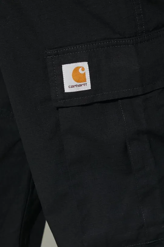 Carhartt WIP cotton trousers black color