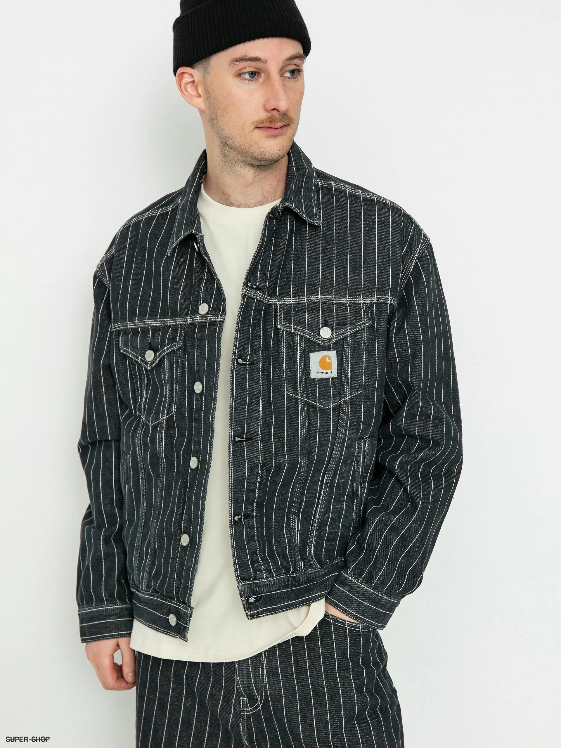 Carhartt WIP Orlean Jacket (orlean stripe/black/white)