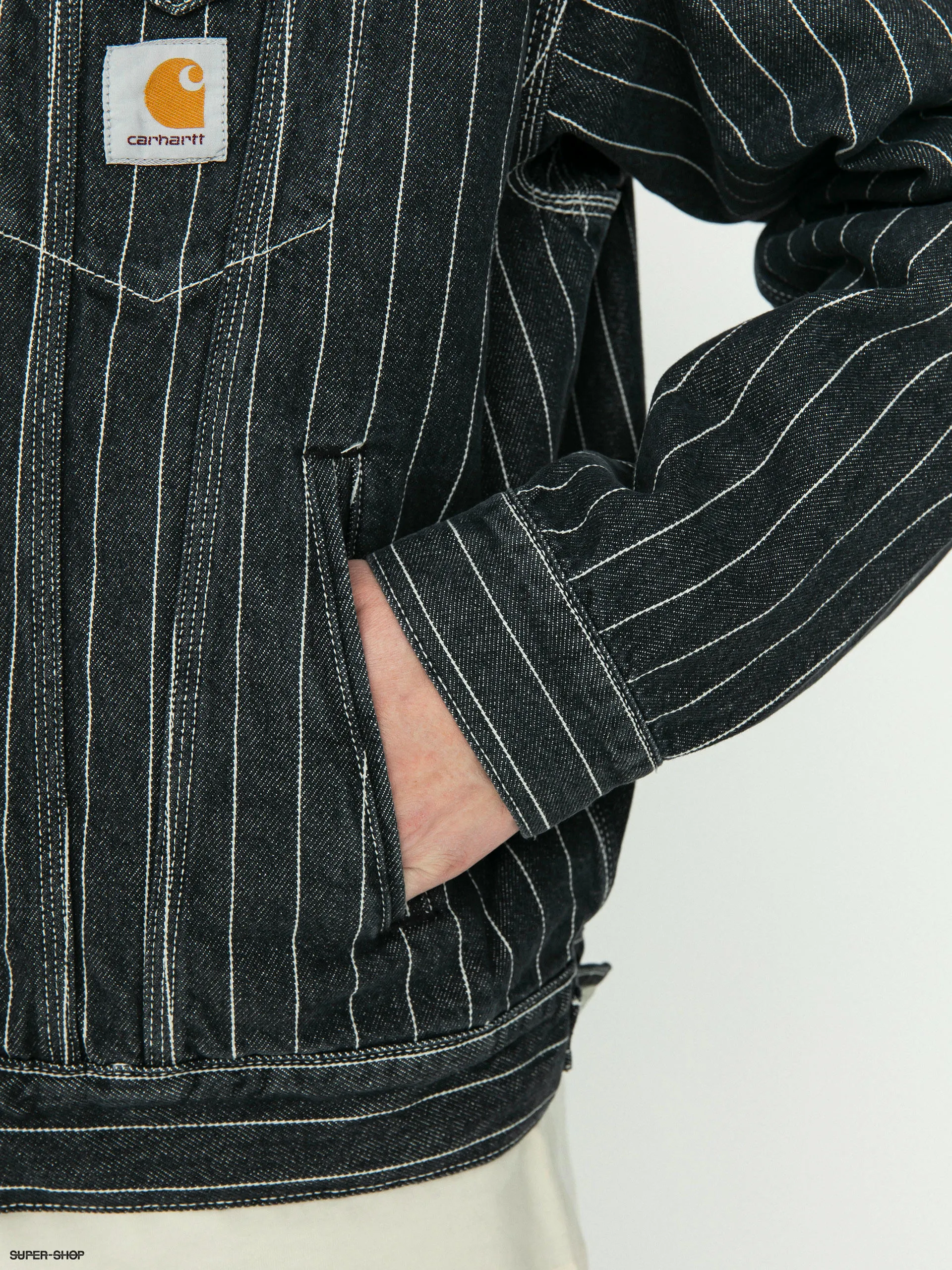 Carhartt WIP Orlean Jacket (orlean stripe/black/white)