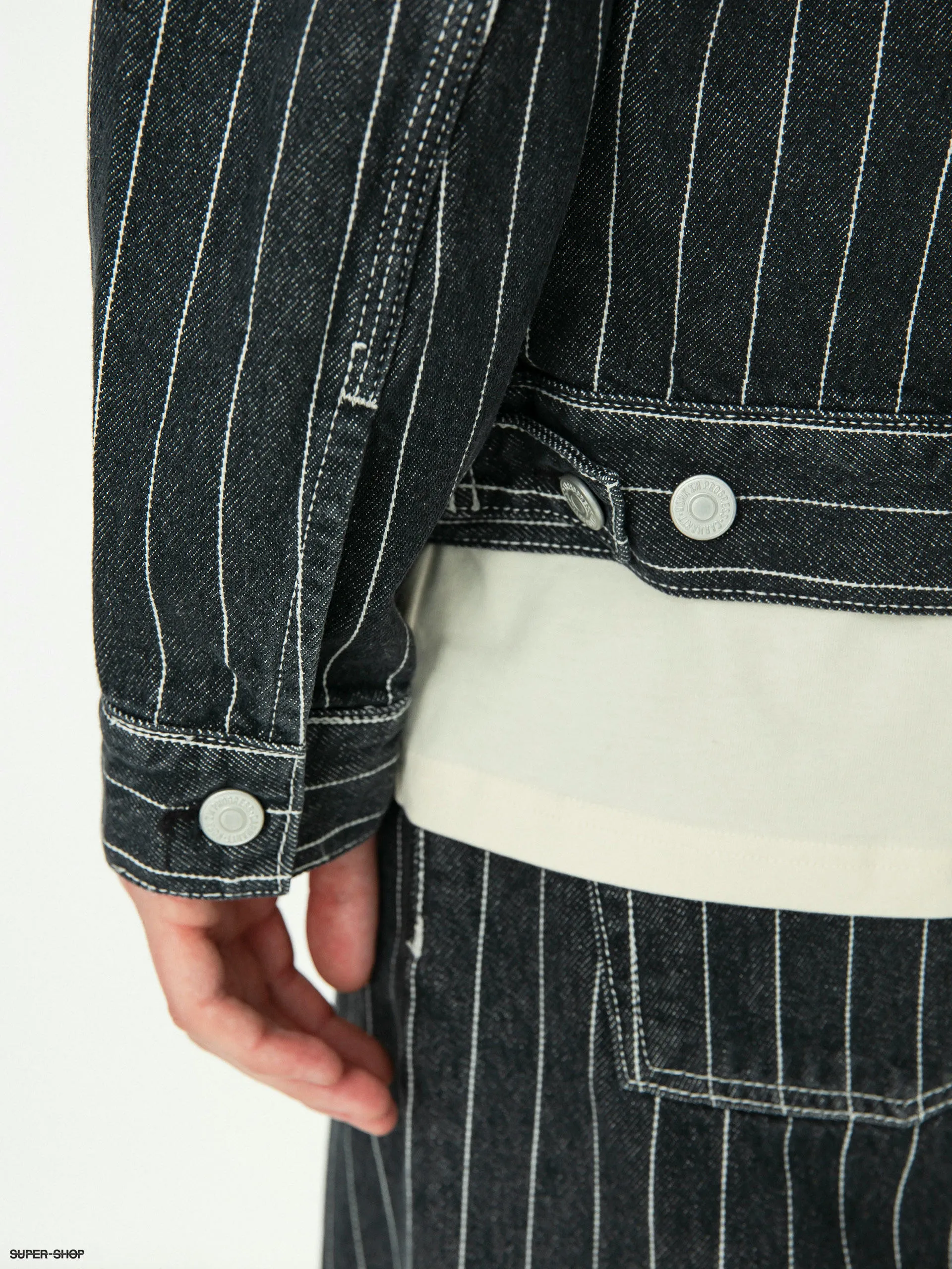 Carhartt WIP Orlean Jacket (orlean stripe/black/white)