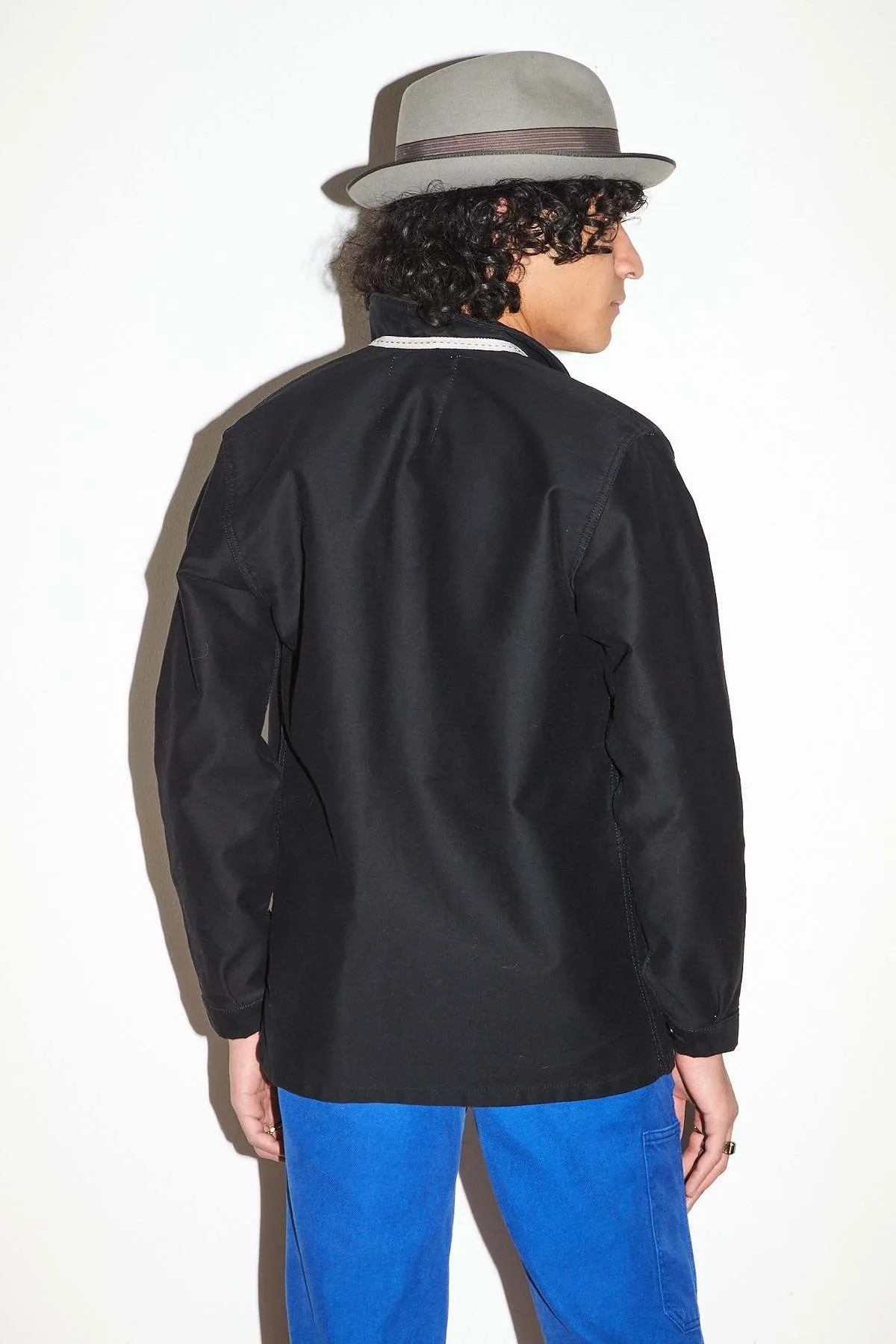 Carpenter Jacket Moleskin workwear jacket - Black