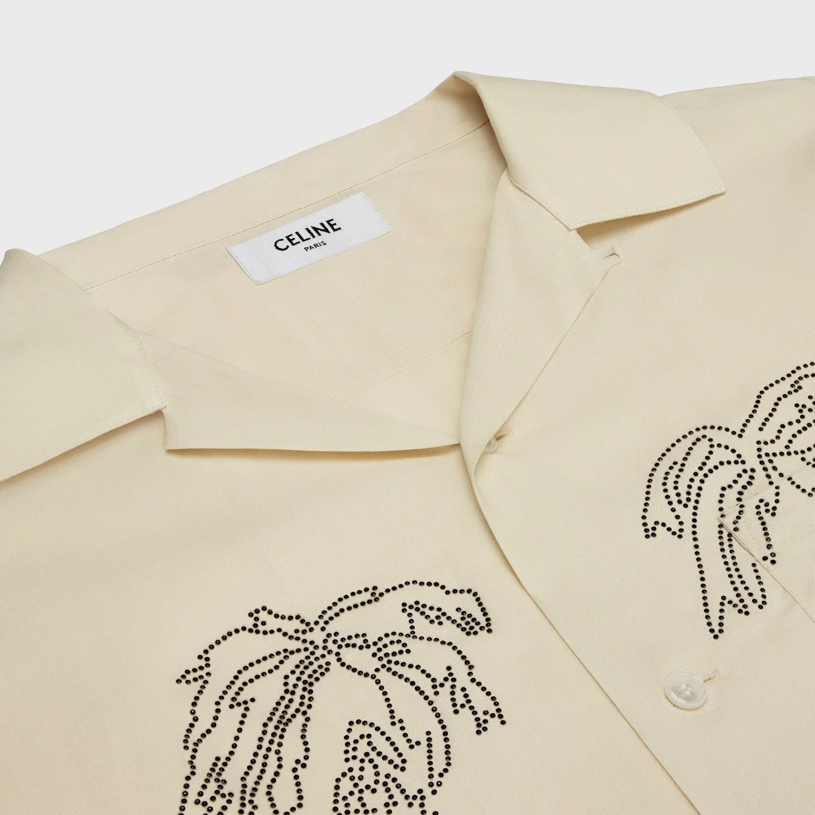 CELINE  |Tropical Patterns Unisex Street Style Short Sleeves Logo