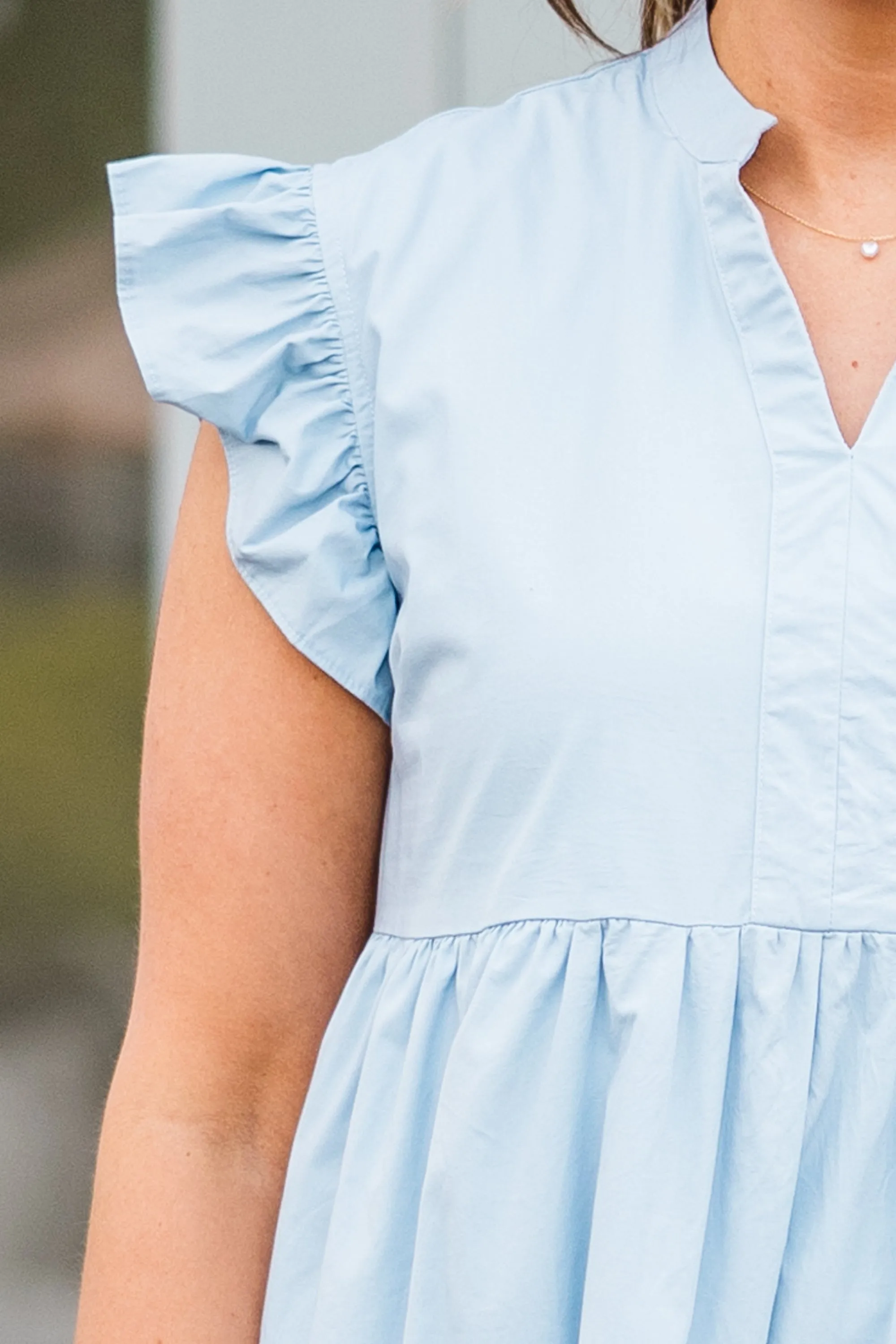 Charmingly Cute Dress, Blue