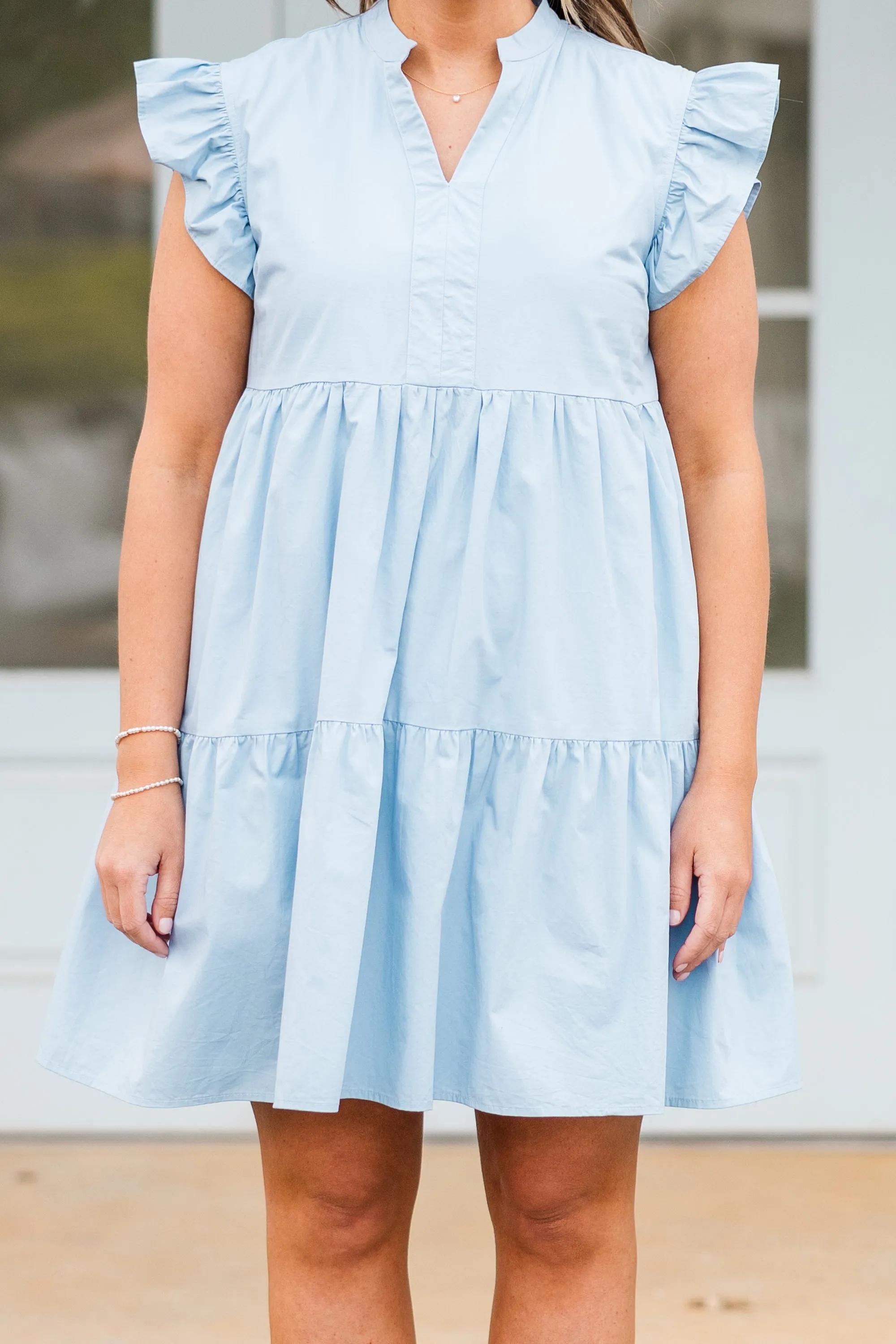 Charmingly Cute Dress, Blue