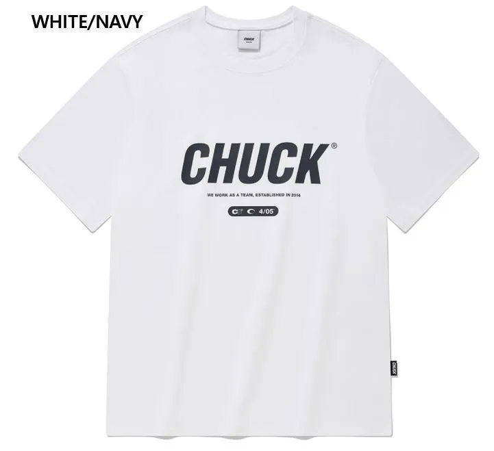 CHUCK  |Unisex Street Style Cotton Short Sleeves Logo T-Shirts