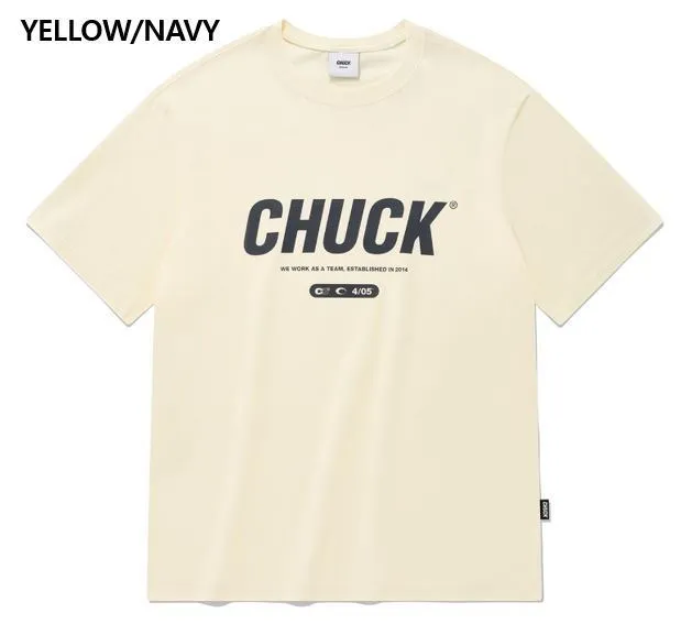 CHUCK  |Unisex Street Style Cotton Short Sleeves Logo T-Shirts