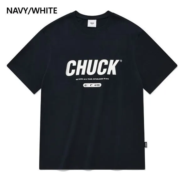 CHUCK  |Unisex Street Style Cotton Short Sleeves Logo T-Shirts