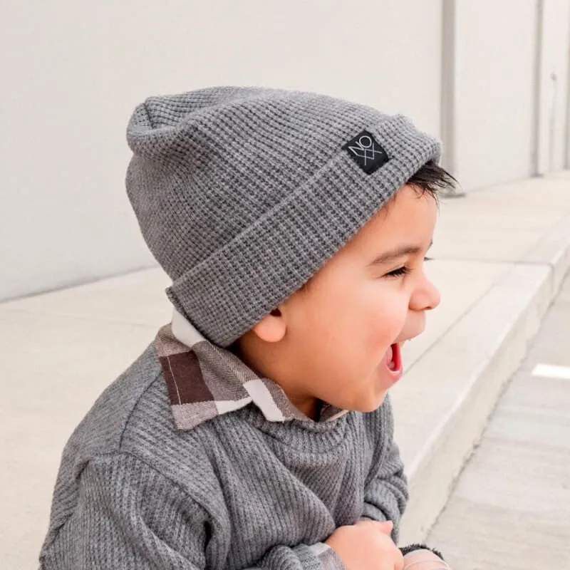 Chunky Knit Beanie | Gray