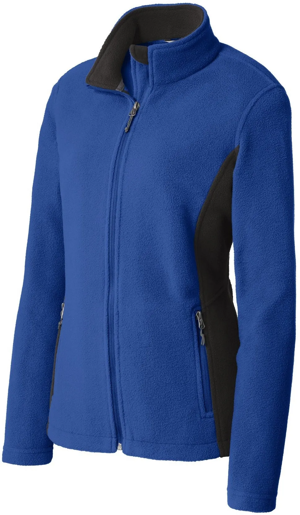 CLOSEOUT - Port Authority Ladies Colorblock Value Fleece Jacket