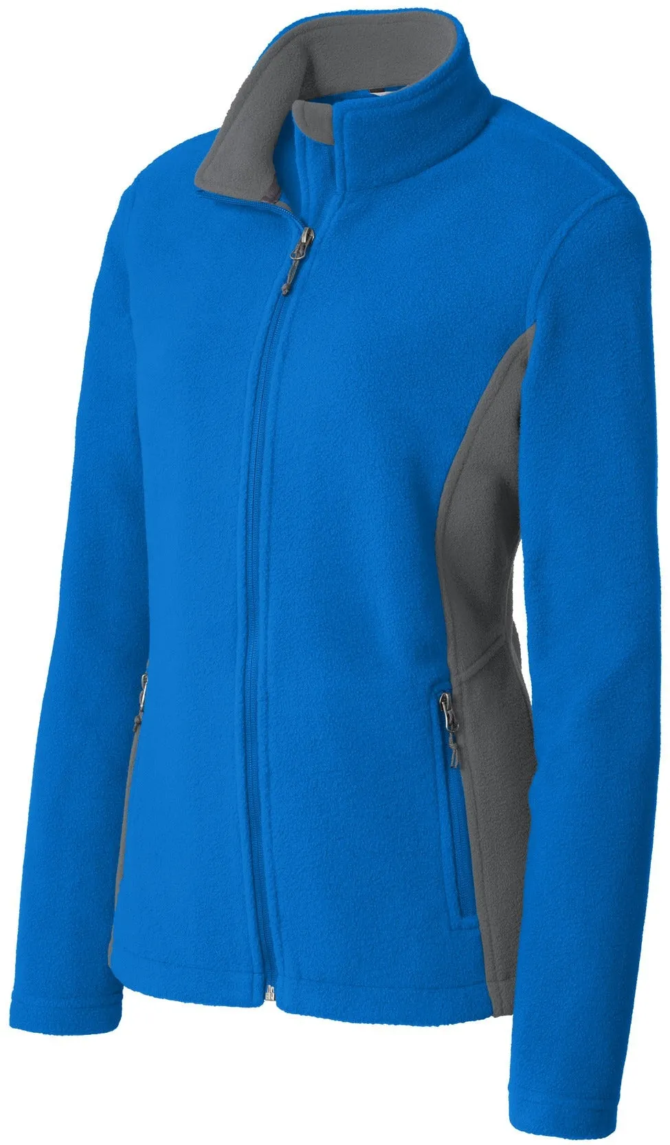 CLOSEOUT - Port Authority Ladies Colorblock Value Fleece Jacket