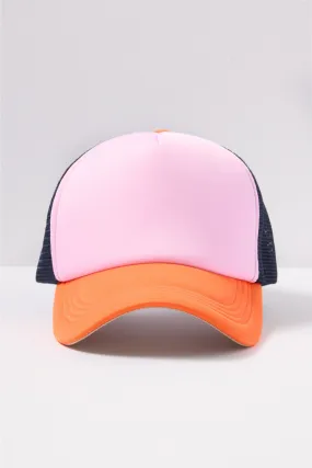 Colorblock Trucker Hat