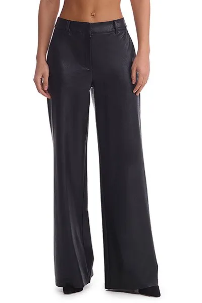 Commando Women's Faux Leather Wide Leg Trousers