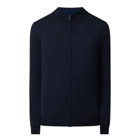 CORNELIANI Zip-Through Sweater - Navy