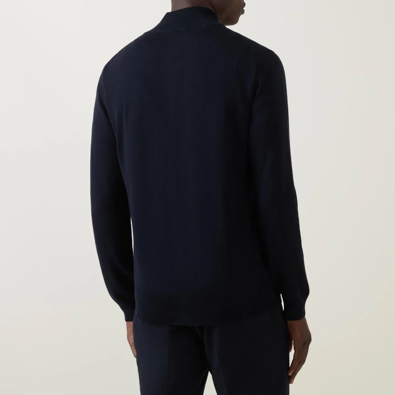 CORNELIANI Zip-Through Sweater - Navy