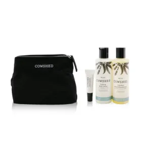 Cowshed Relax Calming Essentials Set: Bath & Shower Gel 100ml+ Body Lotion 100ml+ Natural Lip Balm 5ml+ Bag 3pcs+1bag -16%