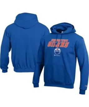 Cutter & Buck Men's NHL Edmonton Oilers Eco Powerblend Pullover Hoodie