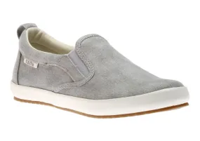 Dandy Grey Canvas Slip-On Sneaker