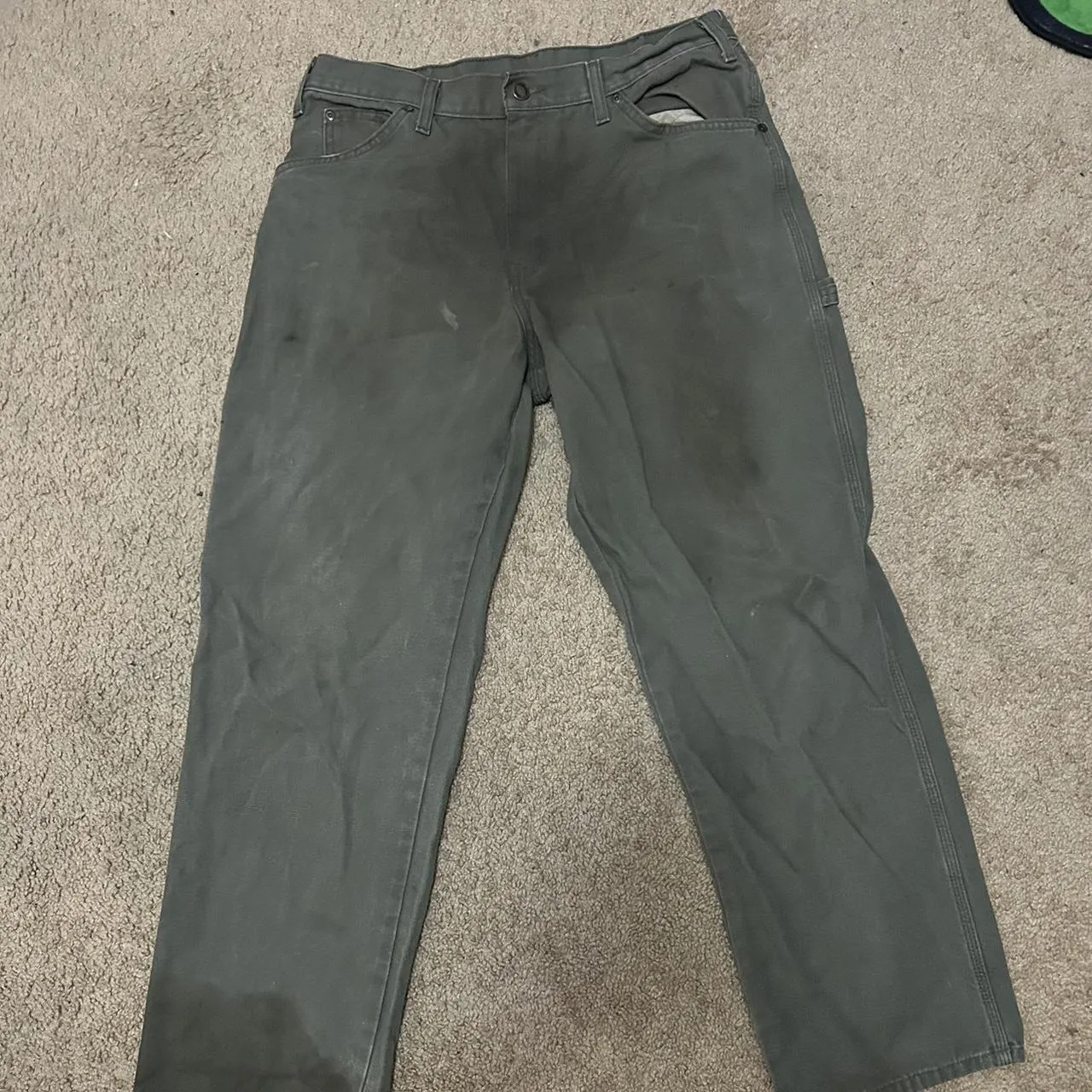 Dickies Men's Green Trousers