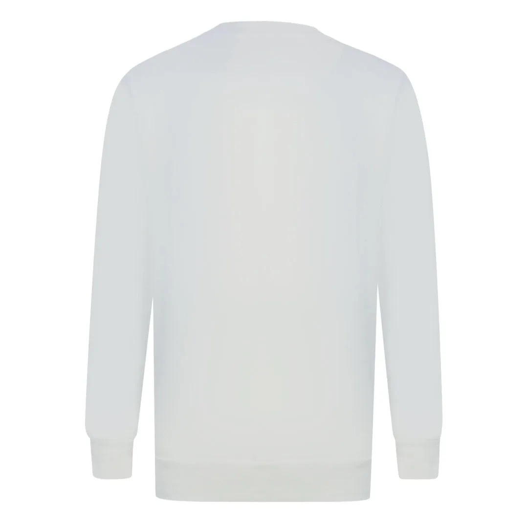 Diesel S Gir Div P Pacth Logo White Sweater