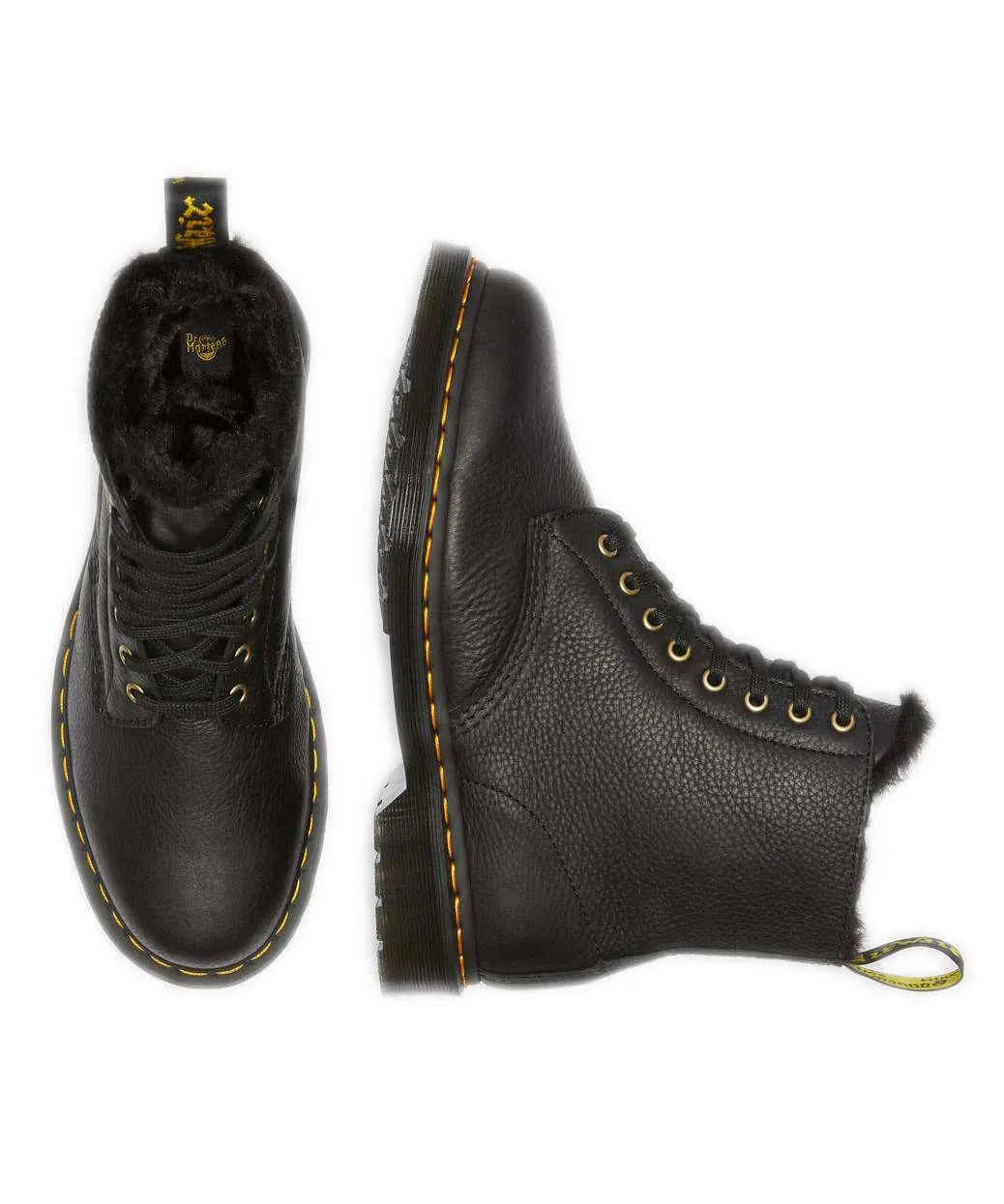 Dr. Martens Unisex 1460 Pascal Faux Fur Boots