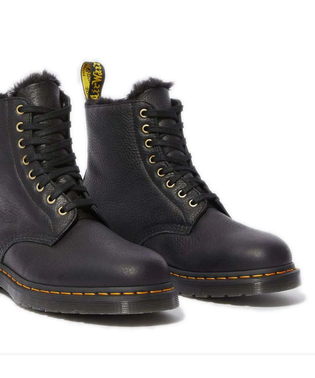 Dr. Martens Unisex 1460 Pascal Faux Fur Boots