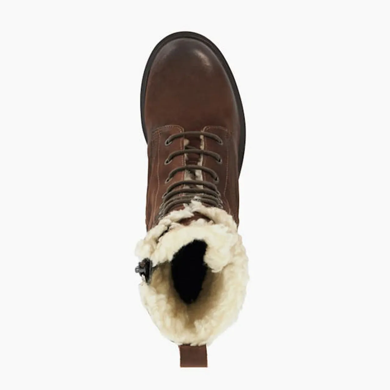 DUNE LONDON Paniz Chunky Faux-Fur Lined Boots - Brown