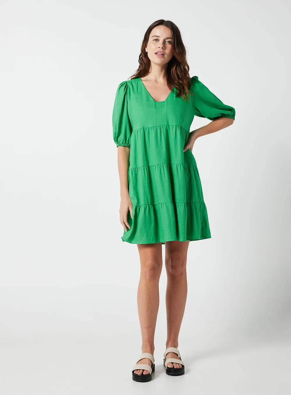 Eleanor Dress-GREEN